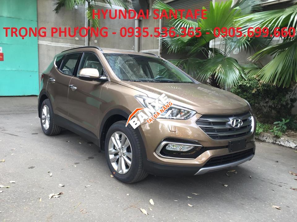 Bán xe Hyundai Santa Fe đời 2016 Đà Nẵng, màu nâu, LH: Trọng Phương 0935.536.365 - 0905.699.660