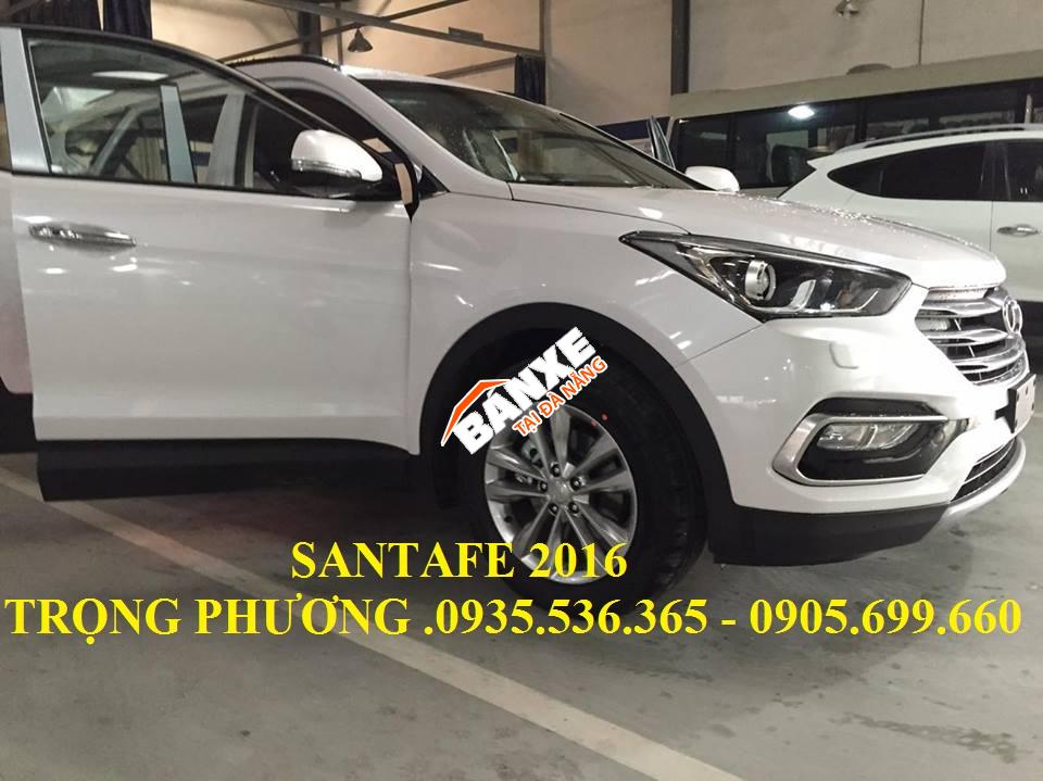 Hyundai Santa Fe 2016 Đà Nẵng, màu trắng, LH: Trọng Phương 0935.536.365 - 0905.699.660