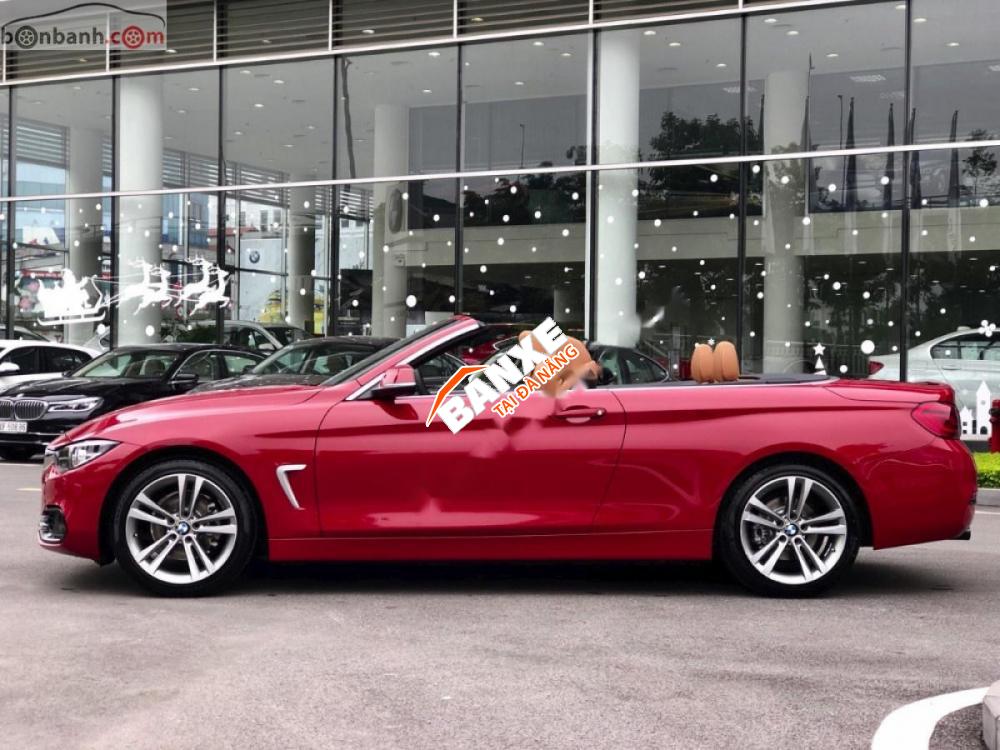 Bán xe BMW 420i Convertible mui trần mới 100%, số tự động, màu đỏ/nội ...